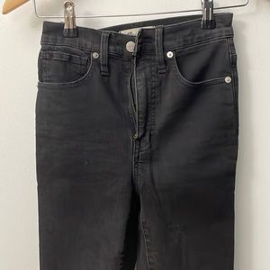 Black skinny jeans from Madewell